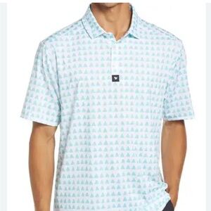 Bad Birdie Aqua Triangle dri fit size L